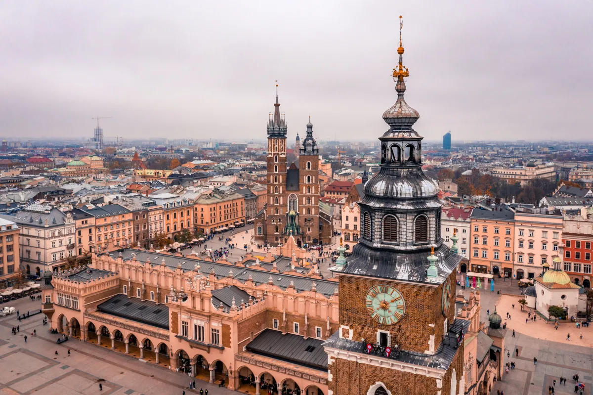 Gamla stan i Krakow