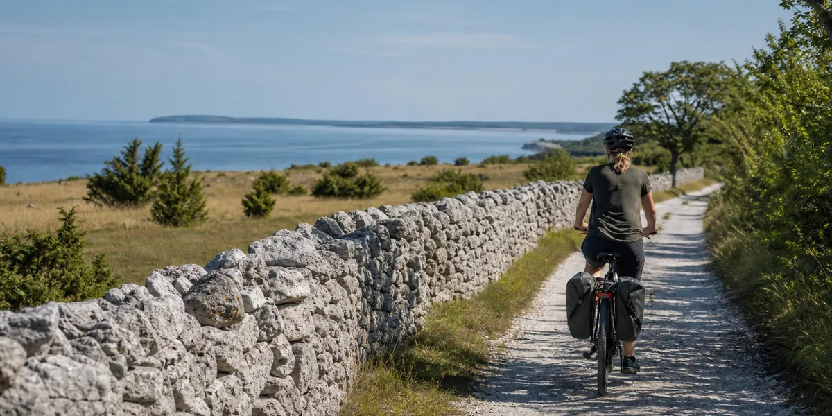 Gotland utan bil med färja, buss och cykel